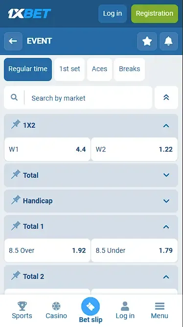Variery of Betting Options
