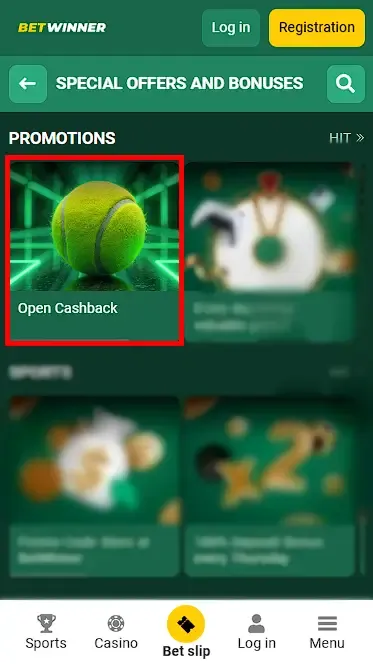 Betwinner CashBack
