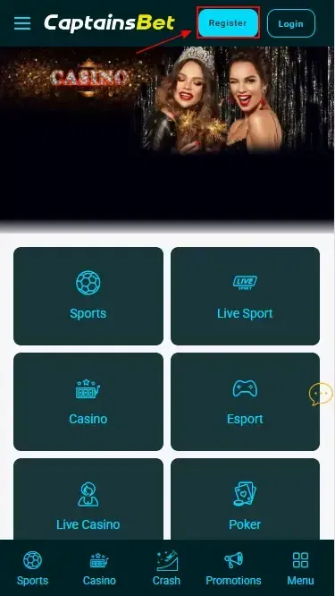 Join Captainsbet