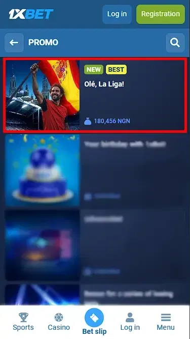 Matched Free Bet for La Liga