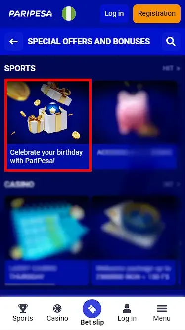 Free Bet When You Bet at Your Birthday