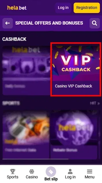 Helabet Cashback