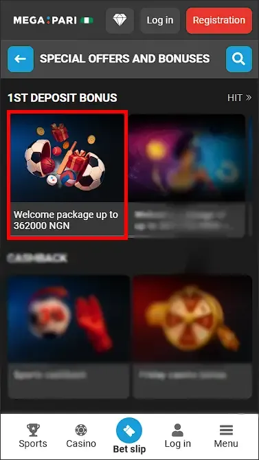 Betting Platform with Welcome Bonus