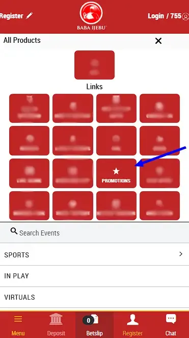 Baba Ijebu Promotion Button