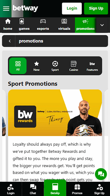 Betway Bonuses in Nigeria