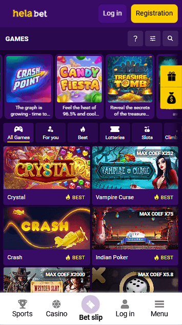 Helabet a Wide Variety of Casino Games