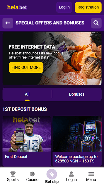 Bonuses From Helabet