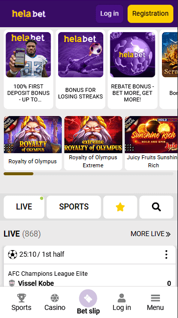 Helabet Mobile App