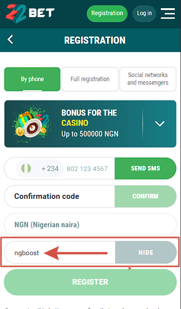 22Bet Casino Promo Code for Welcome Bonus