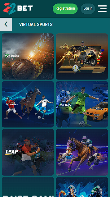 22Bet Virtual Games Category