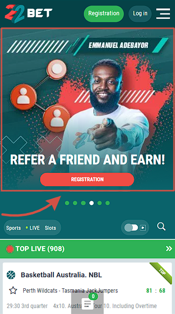 22Bet Refer a Friend