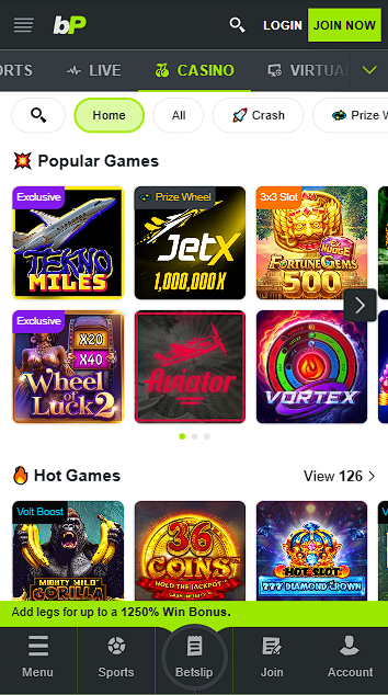 BetPawa Slot Games