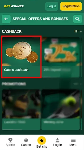 Betwiner Casino Cashback For Regular Players