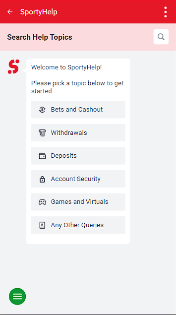 SportyBet Support Team