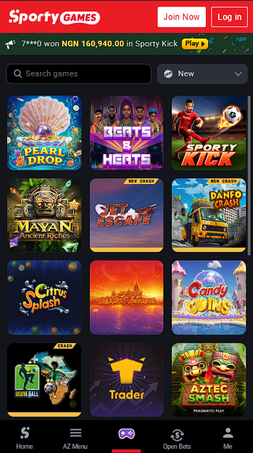 SportyBet Mobile Site