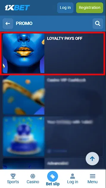 1xBet Loyalty Program