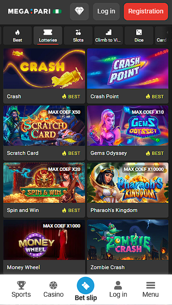 Megapari Casino in Nigeria