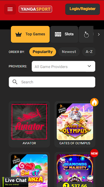 Yangasport Mobile Site