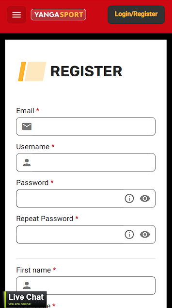 Yangasport Registration in 2025