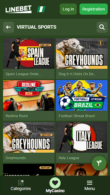Linebet Virtual Games