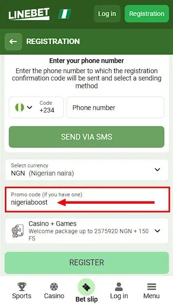 Linebet Promo Code