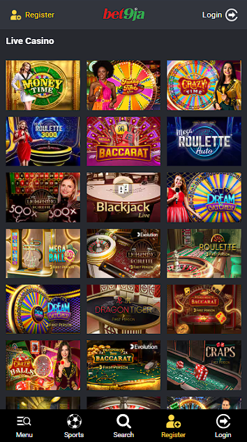 Bet9ja Live Games in Nigeria