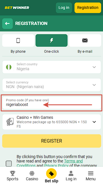 Betwinner Extra Bonus