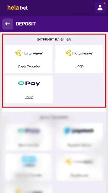 Helabet Depositing Funds