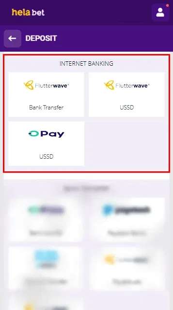 Helabet Depositing Funds