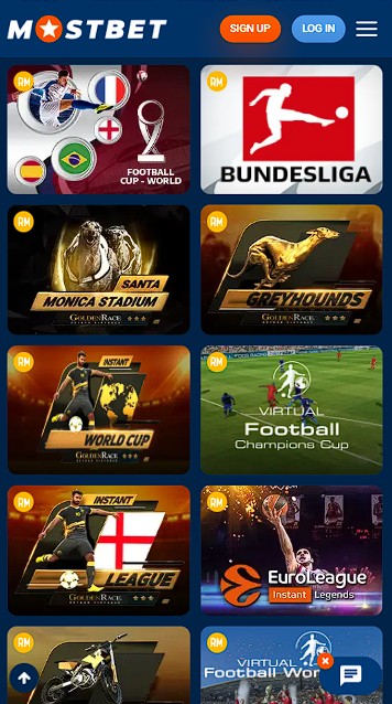 Mostbet Virtual Sports Section