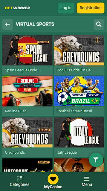 Betwiner Virtual Games