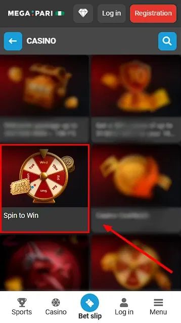 Megapari Casino Bonus