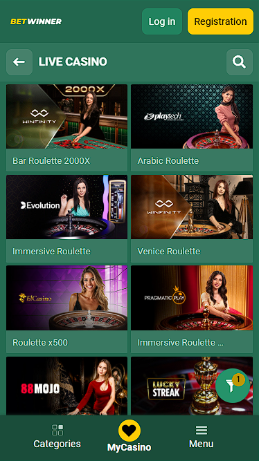 Betwinner: TOP Online Roulette Casino in 2025