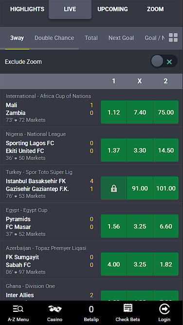 Bet9ja Android App Features