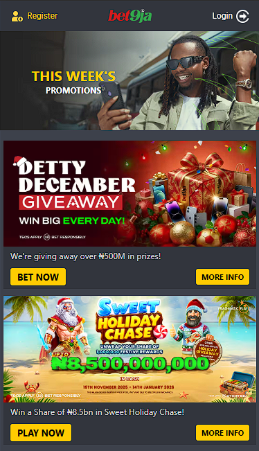 Bet9ja Android Mobile Application