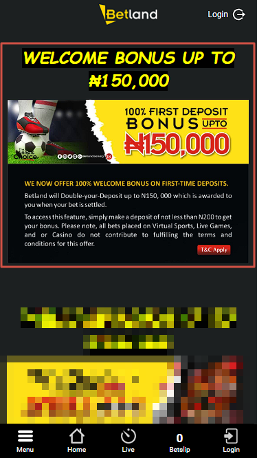 Betland Bonuses in Nigeria