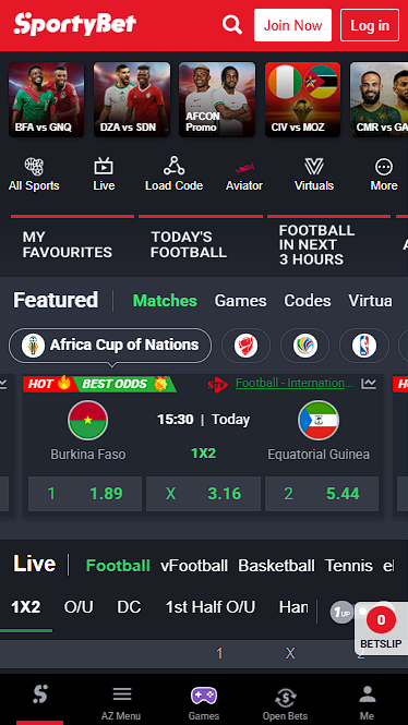 Sportybet Mobile Experience