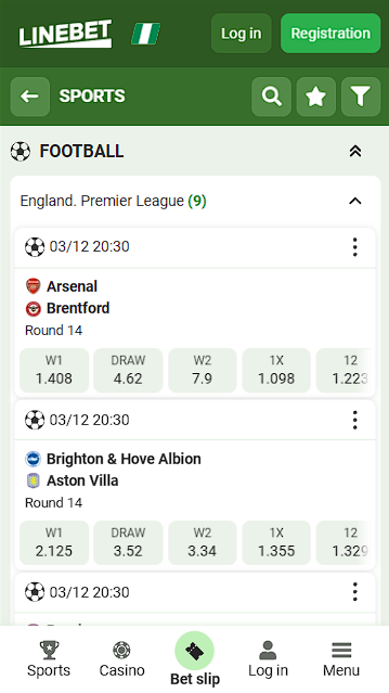 Linebet English League