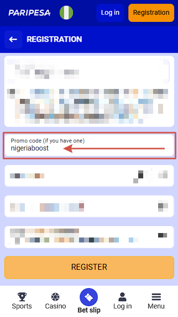 Our Exclusive Paripesa Promo Code