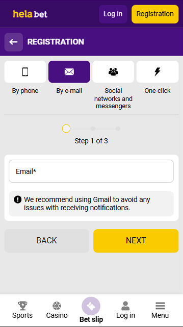 How to Create a Helabet Account