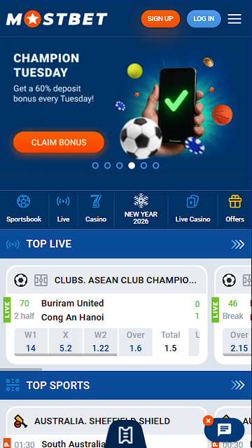 Mostbet Mobile Site
