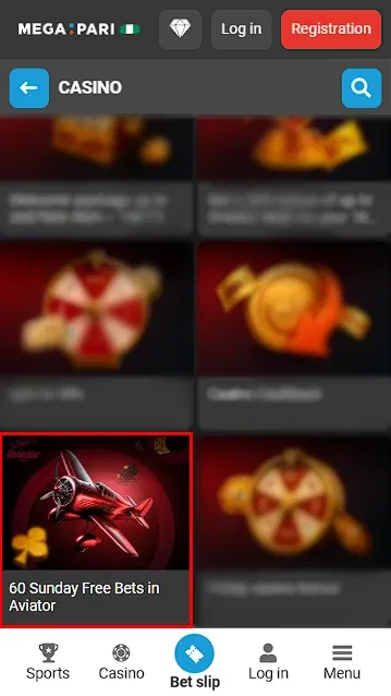 Aviator Megapari free bets