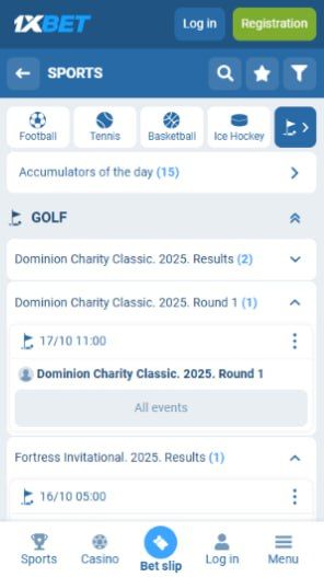 Golf Sportsbook