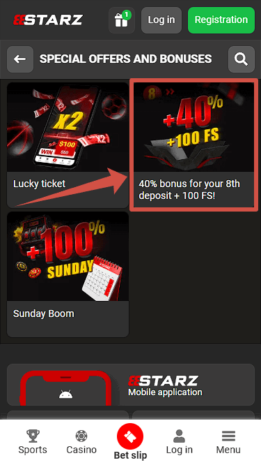 888starz 8th Deposit Promotion