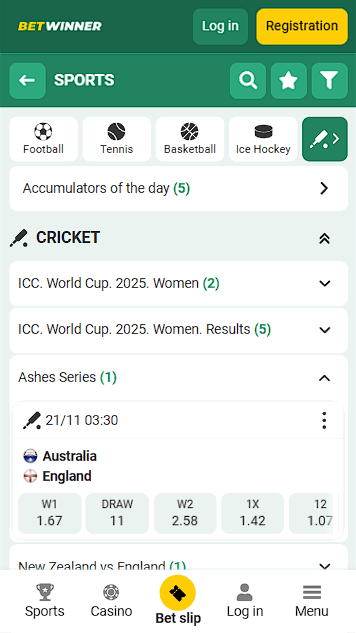 Place a Cricket Bets