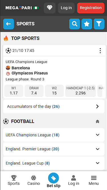 Megapari How to Place a Football Bet