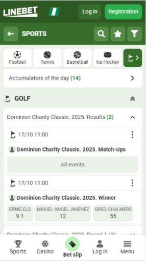 Golf Betting Sites Rating