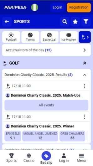 Best Bookmakers for Golf Betting