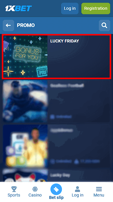 1xBet Sports Bonus