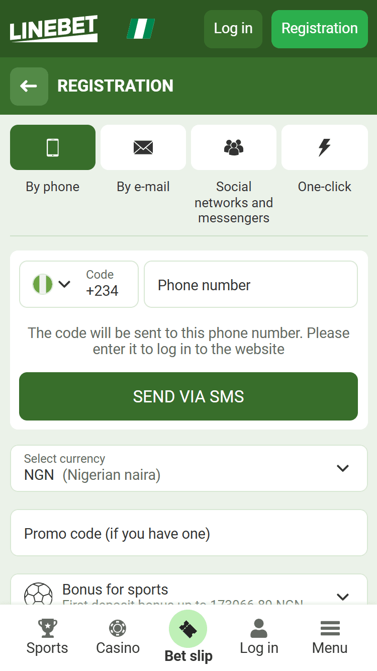 Linebet: Create an Account